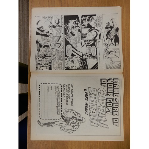 212 - Marvel UK; Captain Britain 1-11, 13-20, 22-39 (no free gifts)