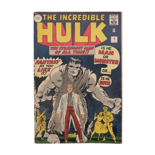 520 - THE INCREDIBLE HULK #1 (1962)9d, Origin and first appearance of the Hulk, first appearances of Rick ...