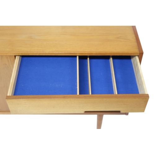 2084 - A MID 20TH CENTURY SWEDISH TEAK TROEDS 