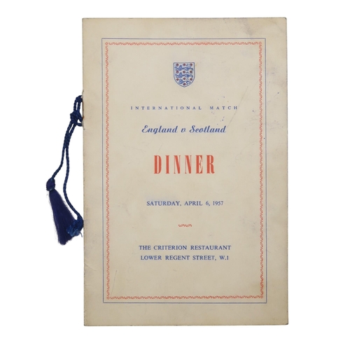 545 - W.W. Waters, Chairman of St. Mirren F.C. 1944-47A collection of club dinner menus and invitations, i... 