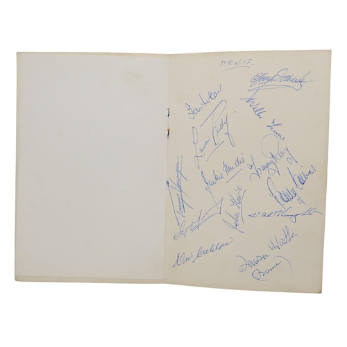 545 - W.W. Waters, Chairman of St. Mirren F.C. 1944-47A collection of club dinner menus and invitations, i... 
