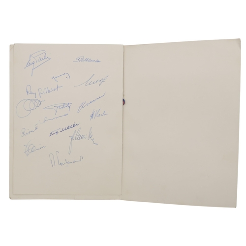545 - W.W. Waters, Chairman of St. Mirren F.C. 1944-47A collection of club dinner menus and invitations, i... 
