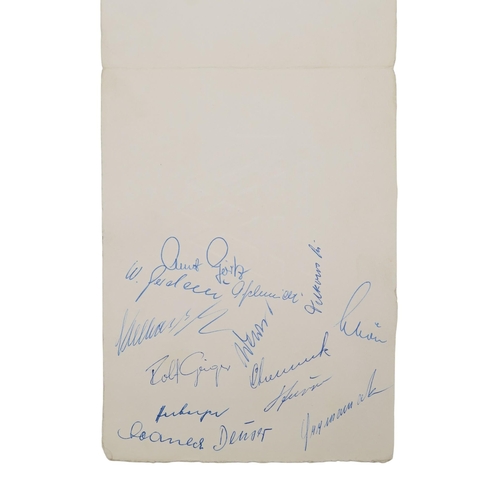 545 - W.W. Waters, Chairman of St. Mirren F.C. 1944-47A collection of club dinner menus and invitations, i... 