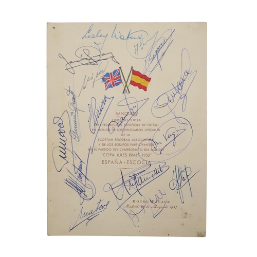 545 - W.W. Waters, Chairman of St. Mirren F.C. 1944-47A collection of club dinner menus and invitations, i... 