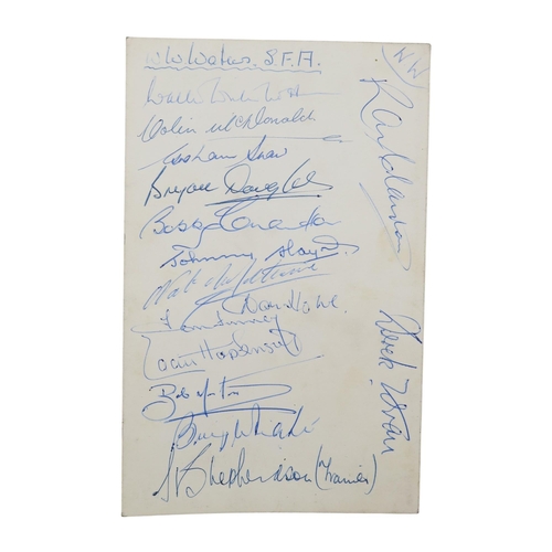 545 - W.W. Waters, Chairman of St. Mirren F.C. 1944-47A collection of club dinner menus and invitations, i... 