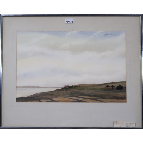 991 - JOHN CARTMEL CROSSLEY (BRITISH 20th CENTURY) LANDSCAPE Watercolour, signed upper right, 32.5 x 47cm ... 