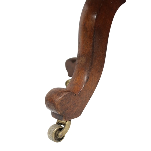 2016 - AN EARLY 20TH CENTURY BEECH FRAMED CAPTAINS STYLE SWIVEL DESK CHAIR&nbsp;with black Rexine upholster... 