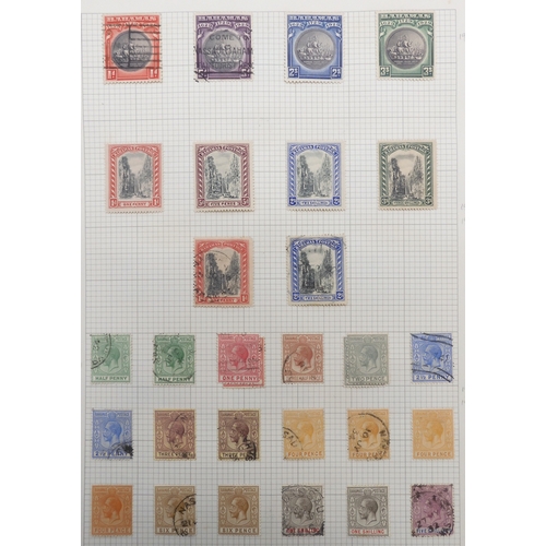7035 - BAHAMAS a collection on sheets to include sg2 1d 4 margins mint, 1862 4d used, various 1863-1867 1d ... 