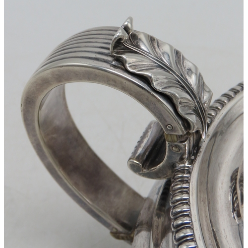 2339 - PAUL STORR;A George III silver coffee pot, London 1811, of squat baluster form, with an egg and dart... 
