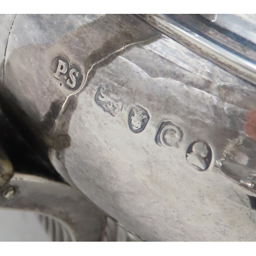 2339 - PAUL STORR;A George III silver coffee pot, London 1811, of squat baluster form, with an egg and dart... 