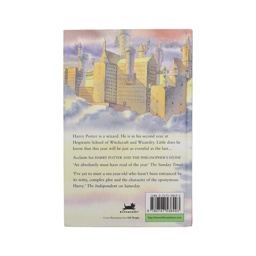 2507 - ROWLING (J.K.) HARRY POTTER AND THE CHAMBER OF SECRETSBloomsbury, London, 1998, first edition, first... 