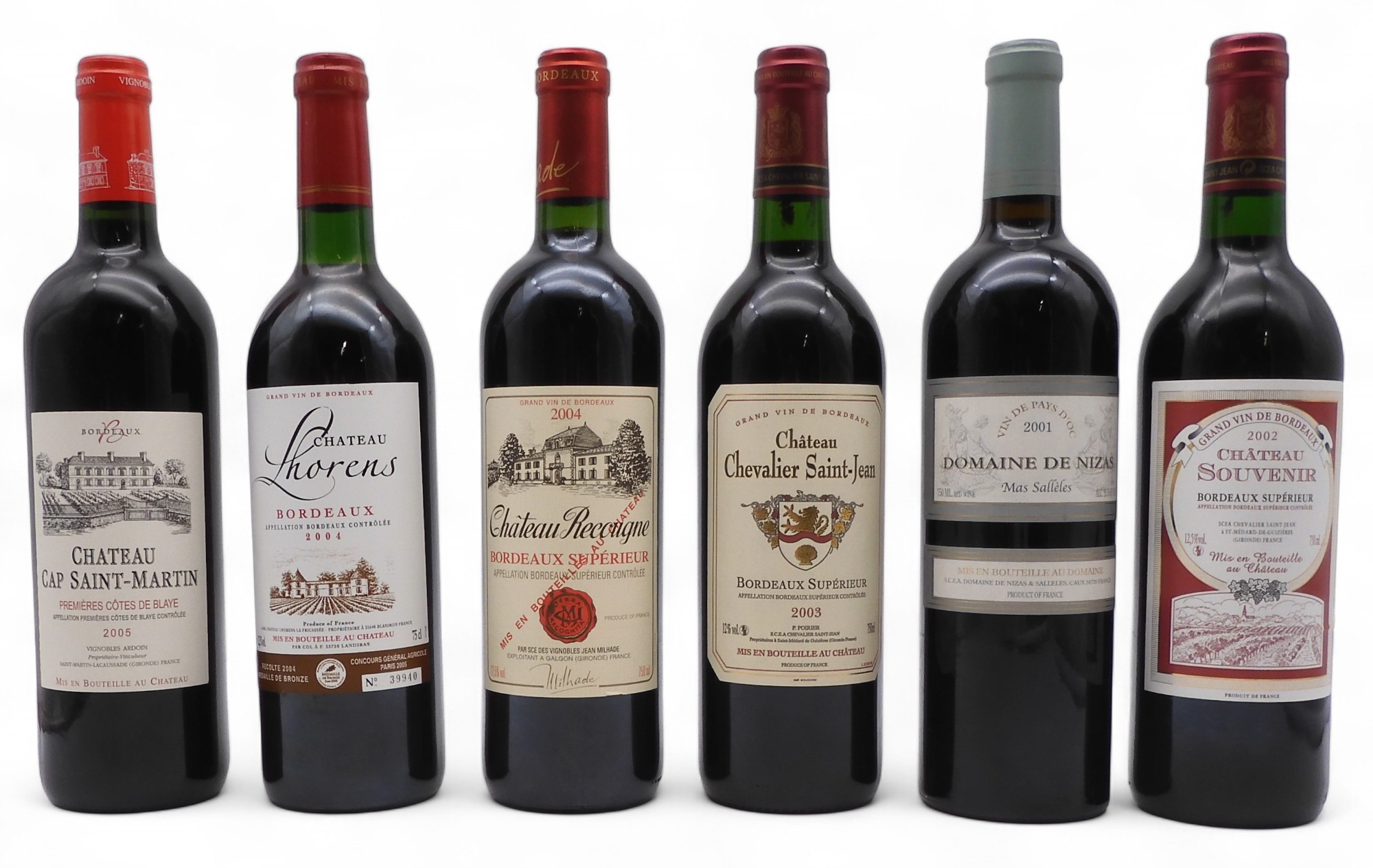CHATEAU CAP SAINT MARTIN 2005 A.C. Premieres Cotes de Blaye, Bordeaux ...