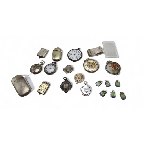 276 - A collection of silver including a James Bond theme 999 silver ingot, a Georgian silver snuff box (a... 