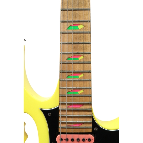 2558A - IBANEZ STEVE VAI SIGNATURE JEM777DY ELECTRIC GUITAR c.1989Limited Edition, made in Japan, serial 883... 