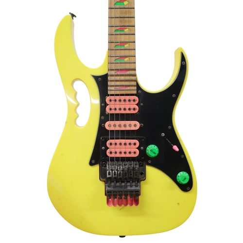 2558A - IBANEZ STEVE VAI SIGNATURE JEM777DY ELECTRIC GUITAR c.1989Limited Edition, made in Japan, serial 883... 
