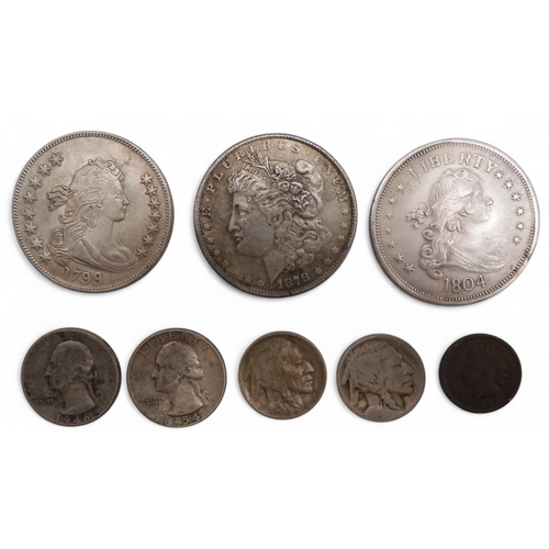 341 - United States of America Liberty Head - Silver One Dollar. Date 1878 (26.92 grams 38mm Ø probably  a... 