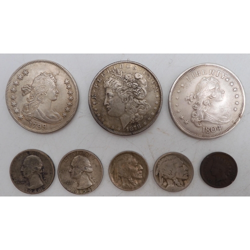 341 - United States of America Liberty Head - Silver One Dollar. Date 1878 (26.92 grams 38mm Ø probably  a... 