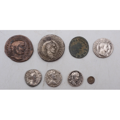 344 - Roman Empire a lot comprising various denarius and tetradrachm Roman coins with examples from Galeri... 