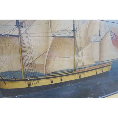 2551 - BRITISH SCHOOL, EARLY-19th CENTURYThe barque Lady Juliana, Capt. William Chapman, 1801Oil on pine pa... 