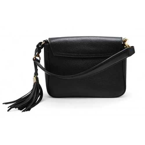 6119 - Gucci - A leather cross body bag, a leather shoulder bag with stitched logo to front, a canvas body ... 
