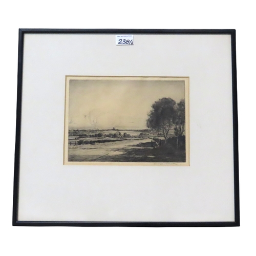 GEORGE HOUSTON RSW RI RSA (SCOTTISH 1869-1947) ETCHINGS OF AYRSHIRE Ten ...