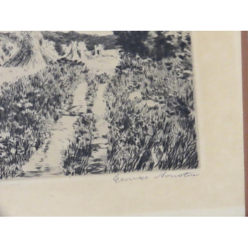 GEORGE HOUSTON RSW RI RSA (SCOTTISH 1869-1947) ETCHINGS OF AYRSHIRE Ten ...