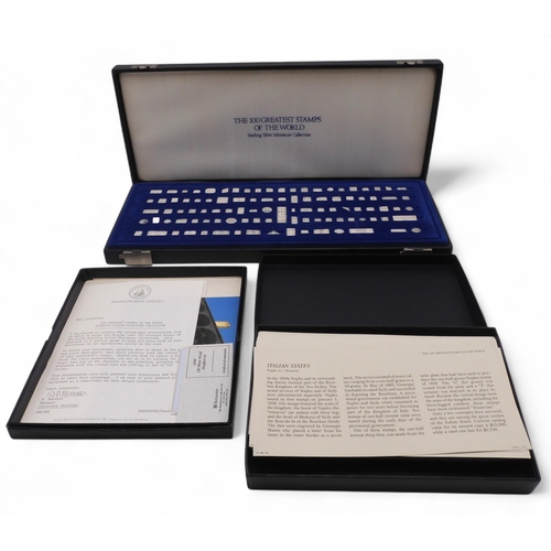 Franklin Mint - The 100 greatest stamps of the World Sterling