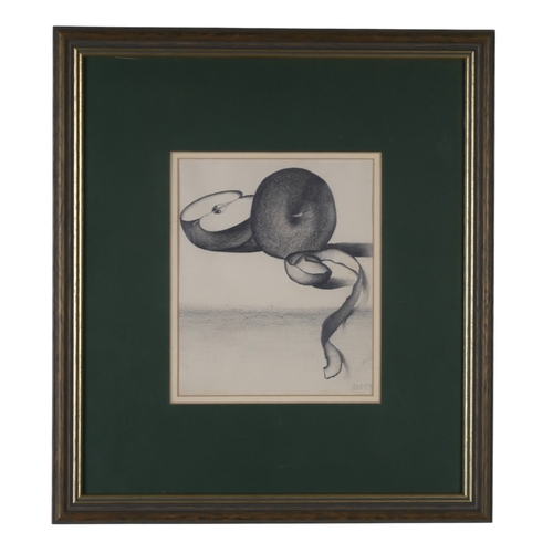 JACK KNOX RSA RSW RGI (SCOTTISH 1936-2015)APPLES AND PEEL (1974)Pencil ...
