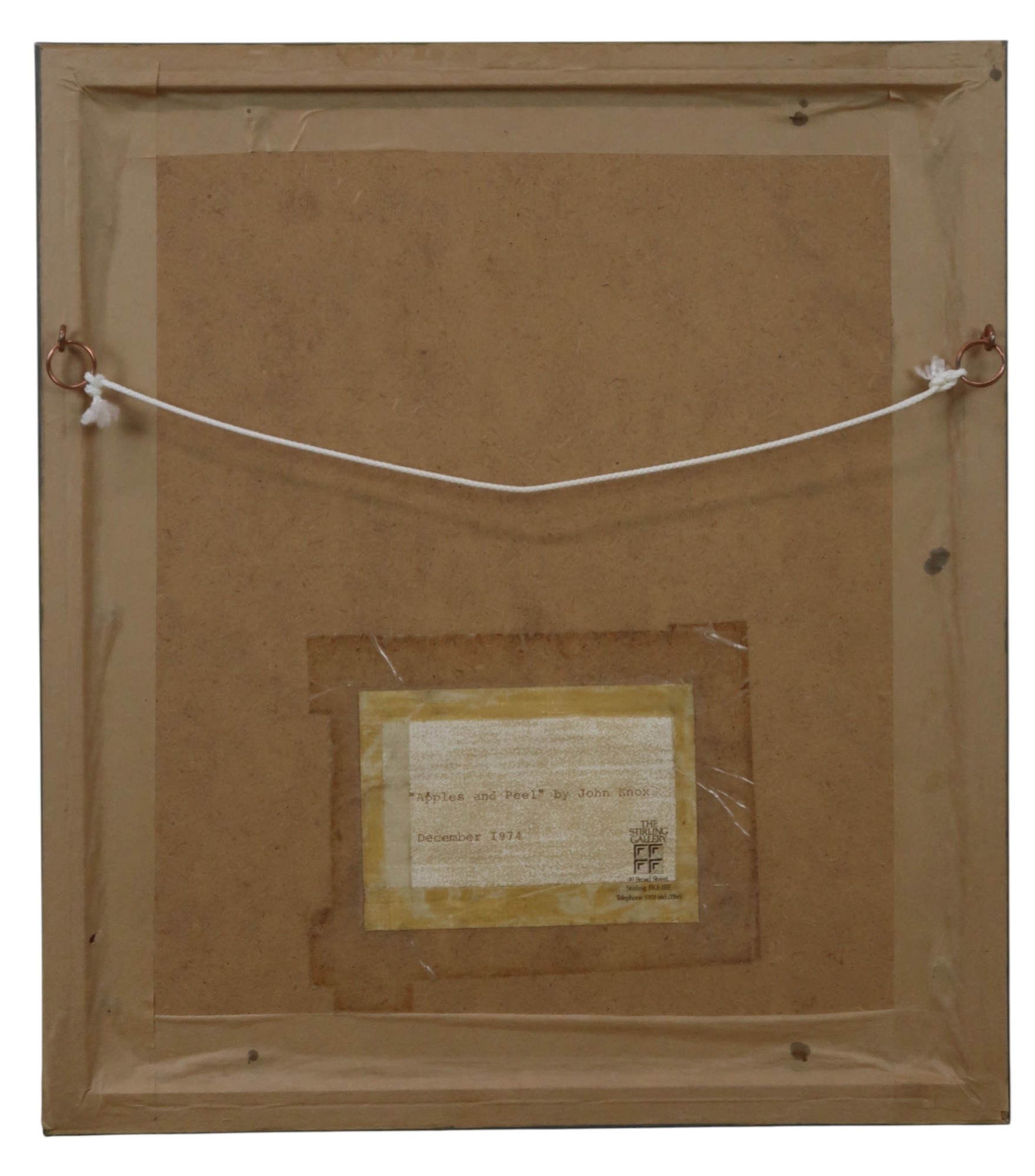 JACK KNOX RSA RSW RGI (SCOTTISH 1936-2015)APPLES AND PEEL (1974)Pencil ...