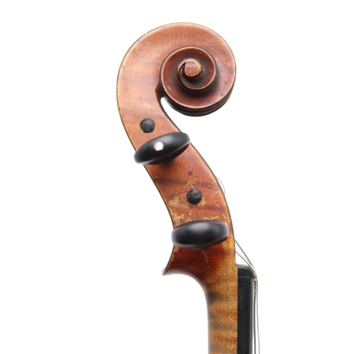 2603 - A VIOLIN OF THE FRENCH SCHOOL, c. 1900Labelled copie de J B Vuillaume rue Croix des petits champs Pa... 
