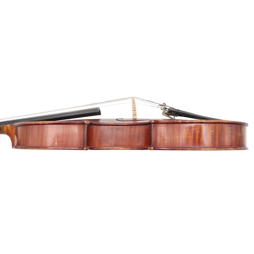 2603 - A VIOLIN OF THE FRENCH SCHOOL, c. 1900Labelled copie de J B Vuillaume rue Croix des petits champs Pa... 