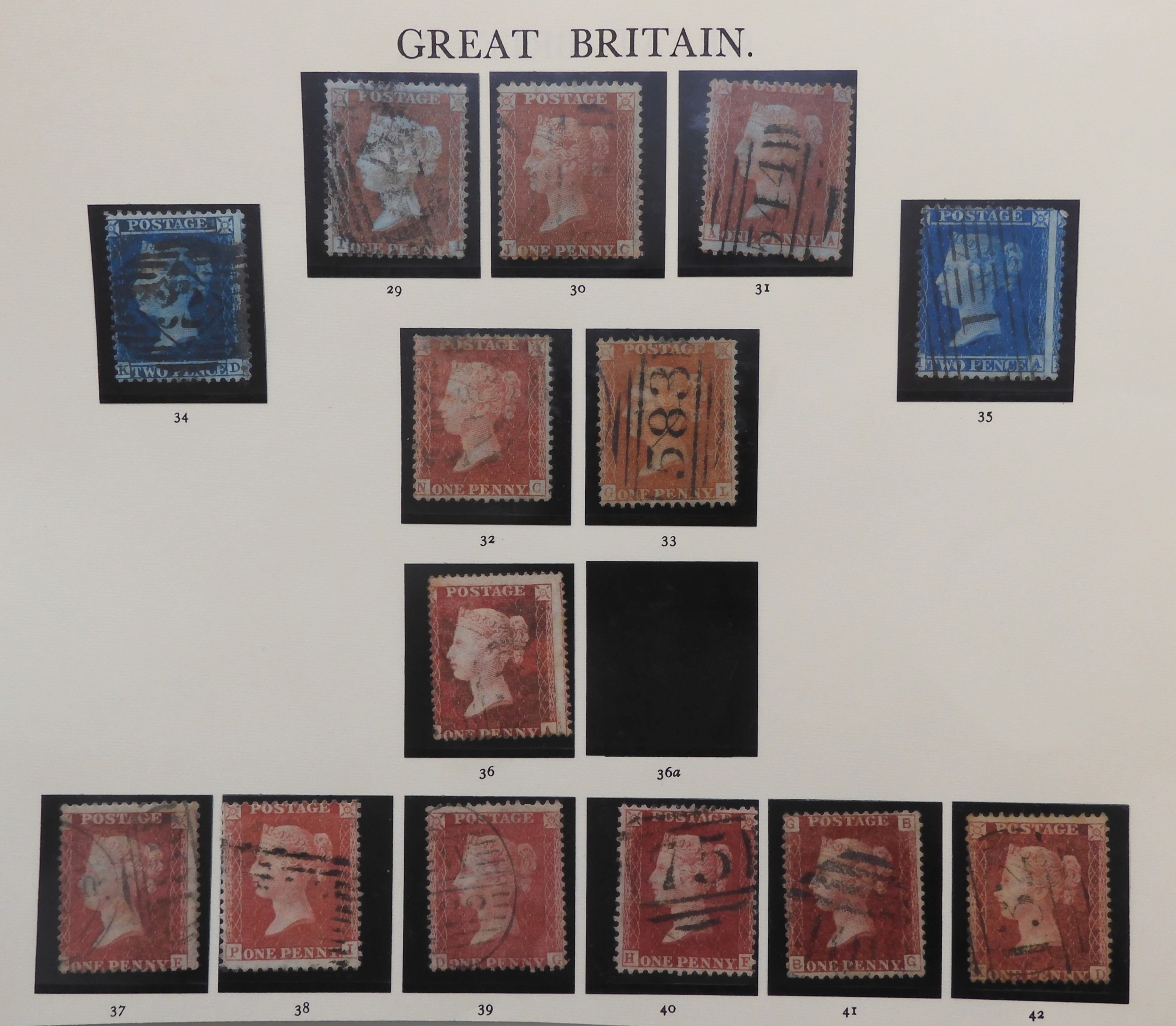LINE ENGRACED with examples from sg1 to sg42, conditioned mixed as seen ...