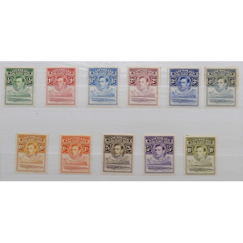 7124 - BRITISH AFRICA to include BASUTOLAND 1933 set to 1/- used and block of 4 3d mint, 1938 set to 10/- m... 