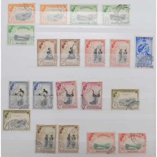 7124 - BRITISH AFRICA to include BASUTOLAND 1933 set to 1/- used and block of 4 3d mint, 1938 set to 10/- m... 