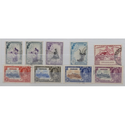 7124 - BRITISH AFRICA to include BASUTOLAND 1933 set to 1/- used and block of 4 3d mint, 1938 set to 10/- m... 