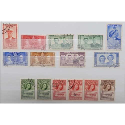 7124 - BRITISH AFRICA to include BASUTOLAND 1933 set to 1/- used and block of 4 3d mint, 1938 set to 10/- m... 