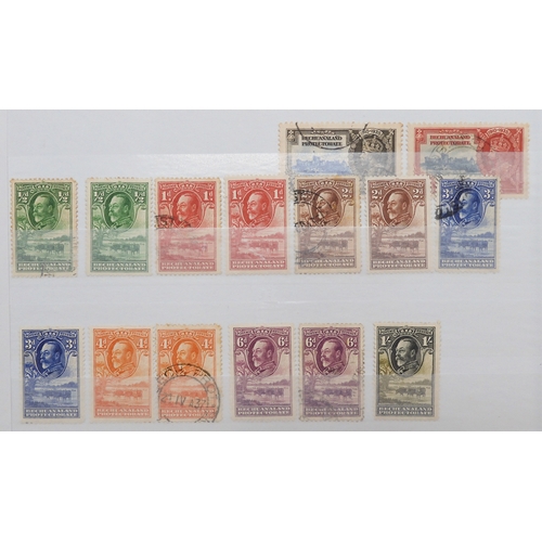 7124 - BRITISH AFRICA to include BASUTOLAND 1933 set to 1/- used and block of 4 3d mint, 1938 set to 10/- m... 