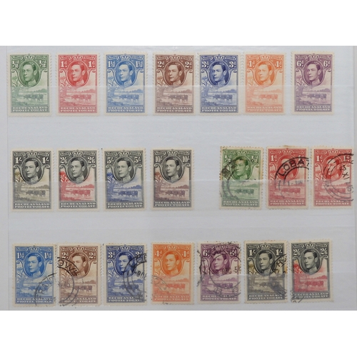 7124 - BRITISH AFRICA to include BASUTOLAND 1933 set to 1/- used and block of 4 3d mint, 1938 set to 10/- m... 