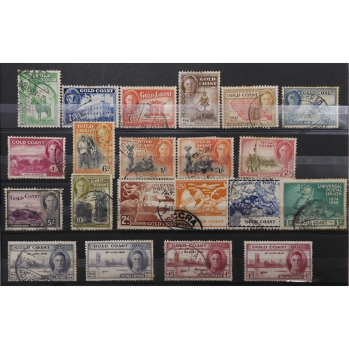 7125 - GOLD COAST a good lot to include sg1 and sg3 used, sg4 x 2, 1884 set used including shades some mint... 
