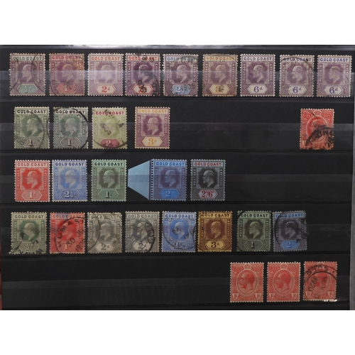7125 - GOLD COAST a good lot to include sg1 and sg3 used, sg4 x 2, 1884 set used including shades some mint... 