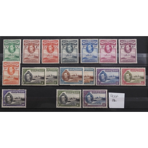 7125 - GOLD COAST a good lot to include sg1 and sg3 used, sg4 x 2, 1884 set used including shades some mint... 