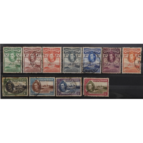 7125 - GOLD COAST a good lot to include sg1 and sg3 used, sg4 x 2, 1884 set used including shades some mint... 