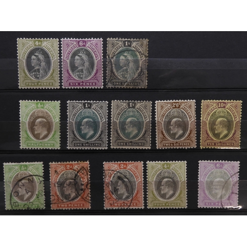 7129 - NIGERIA including , LAGOS, OIL RIVER and NIGER COAST on stock book pages to include LAGOS sg10 sg11 ... 