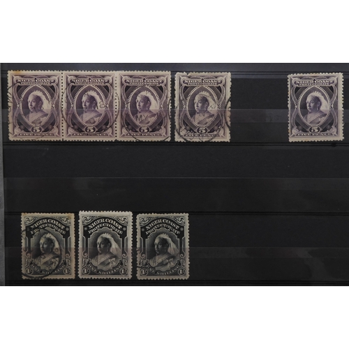 7129 - NIGERIA including , LAGOS, OIL RIVER and NIGER COAST on stock book pages to include LAGOS sg10 sg11 ... 