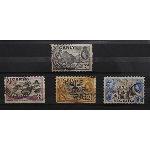 7129 - NIGERIA including , LAGOS, OIL RIVER and NIGER COAST on stock book pages to include LAGOS sg10 sg11 ... 