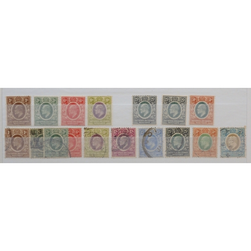 7140 - KENYA UGANDA TANGANYIKA a collection on 5 stock book pages, a bit messy but with many gems, noted 18... 