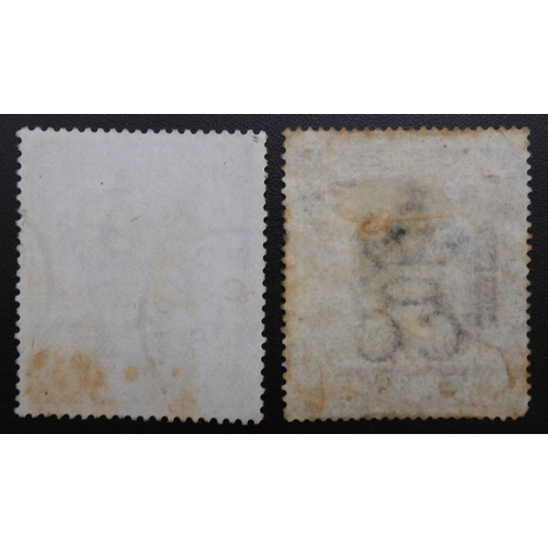 7159 - HONG KONG sgF4 $2 dull green postal fiscal stamp perforate 14 very fine used with Shanghai circular ... 
