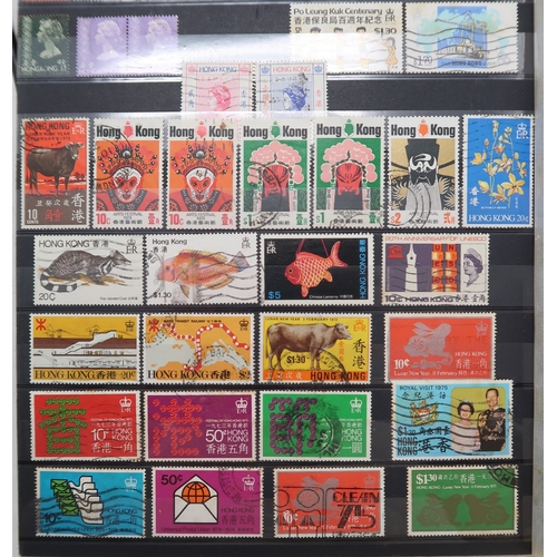 7162 - HONG KONG and FAR EAST on stock book pages to include sg4 -sg7 used both with faults, 1863 set vario... 
