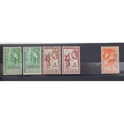 7164 - MALAYSIA&nbsp; and FAR EAST an unorganised collection on 9 stock book pages with STRAITS SETTLEMENTS... 