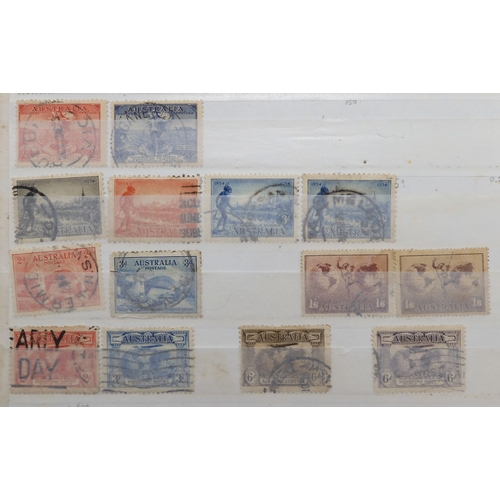 7168 - AUSTRALIA a collection on 7 stock book pages, this collection is bit unorganised however many good a... 